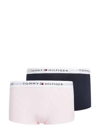2 Pk Shorty Print Pink Tommy Hilfiger