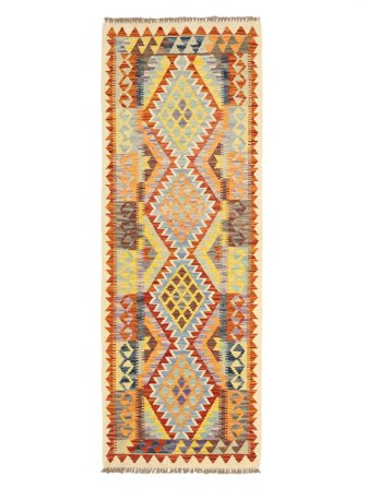Handgewebt Kelim Afghan Old Stil Teppich 75X205