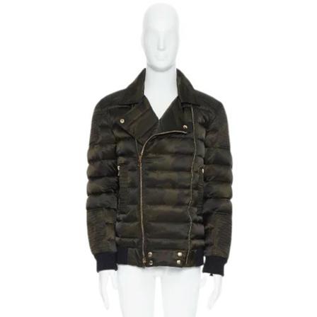 Balmain Pre-owned Pre-owned Cotton outerwear , Groen , Heren , Maat: M Vintage Jassen