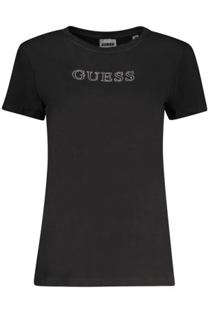 Guess Jeans T-shirt Maniche Corte Donna Nero