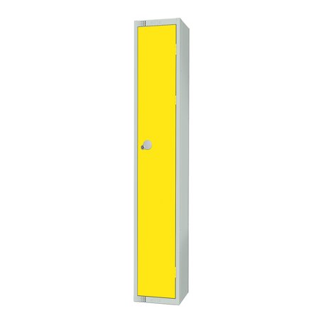Elite locker, 1 door, 1800x300x450 mm, yellow