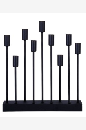 Star Trading - El-lysestage Pix - Sort - Adventslysestager - Fra Homeroom