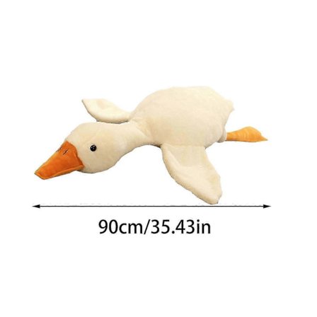 Superblød og sød kæmpe hvid gås plys pude and udstoppet dyr - 50 cm/90 cm/130 cm/160 cm/190 cm