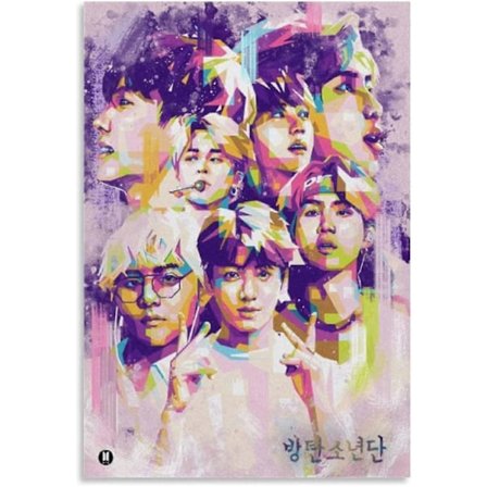 Puslespil Træ Samling Billede Bts Plakat Voksne Spil Pædagogisk Legetøj Me608Nr