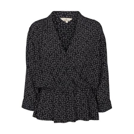 Basic Apparel Laurel Bluse Sort, Dame