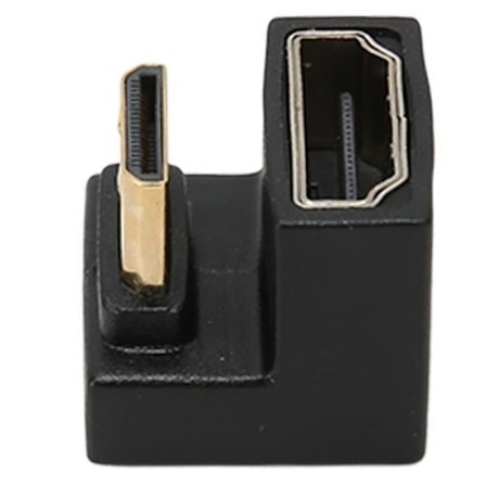 HURRISE Mini HD till HD Converter 180 graders vinklad Mini HD till HD Adapter Videoprojektor Converter