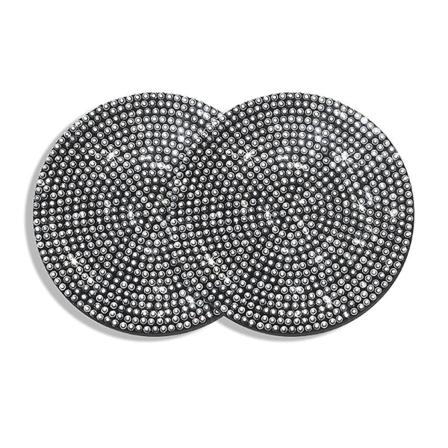 Autonaluset Universal Vehicle Mukinpidikkeet Lasinnaulat Auton sisustustarvikkeet Autoihin Glitter Cup Mats Mu8669| | White