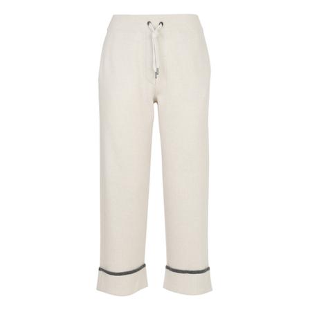 Brunello Cucinelli, Trousers Wit, Dames, Maat:M