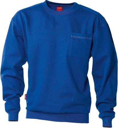 Arbetskläder Kansas Herr Kansas sweatshirt 7394 SM, Royalblå