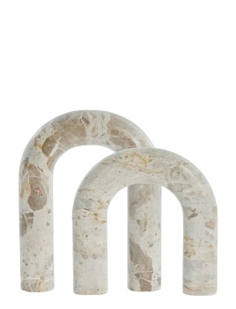 Lene Bjerre Ellia Lanterne - Beige - 25.5X19.5X5CM;19.5X19X5.5CM