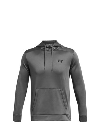 Ua Armour Fleece Hoodie Grey Under Armour