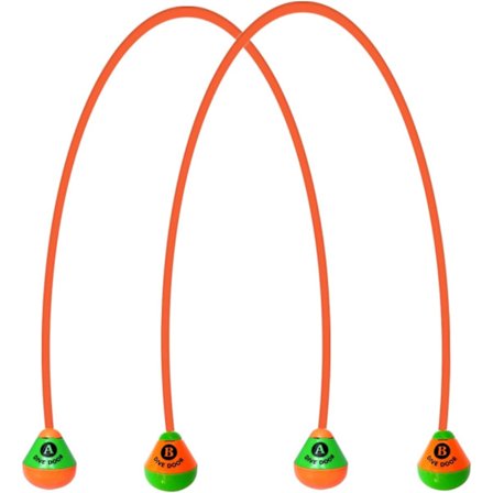 Dykk leker for barn, Svømmeringer, Sommerleke for under vann, Svømmebasseng vanntrening 2 stk (2,5M)