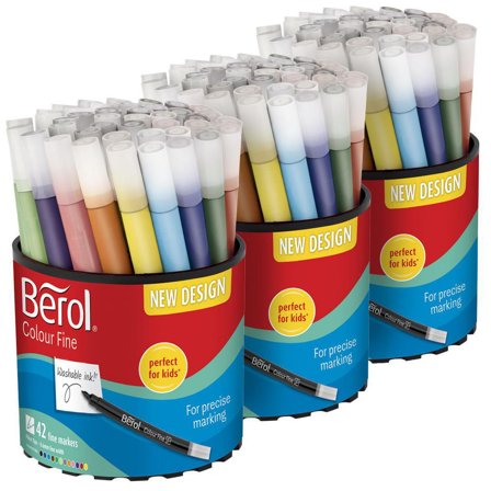 BEROL Fiberpenna Colorfine 42x3/fp - Lyreco - Skola och förskola - Pennor och tillbehör - Fiberpennor - Standard