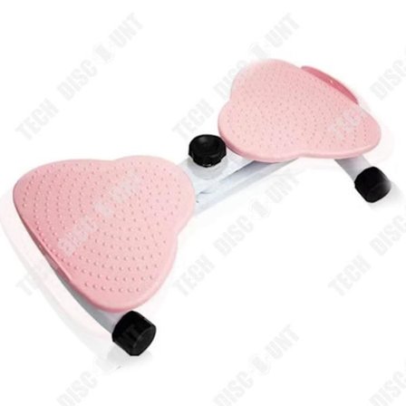 Fitness plade - TD - Talje disk - Rosa - ABS - 53.5x12x33cm