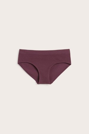 Kappahl | Seamless ribbade hipstertrosor | Vinröd