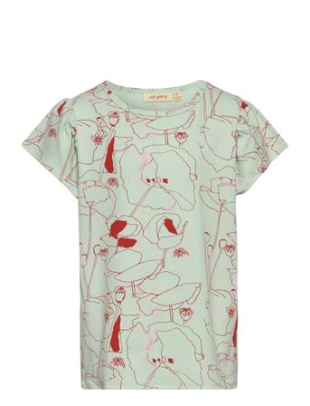 Sghelen Poppy Ss Tee Tops T-shirts Short-sleeved Multi/patterned Soft Gallery