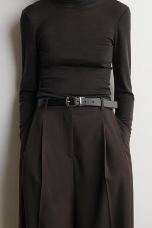 COS Women's Cintura In Pelle Double Face in Nero