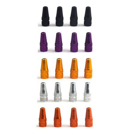 20 stk. Cykelventilhætter, Multifarvet Anodiseret Aluminium Legering,