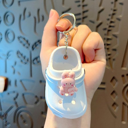 e Små Nya Mini Tofflor Hål Skor Bilpar Nyckelring Backp