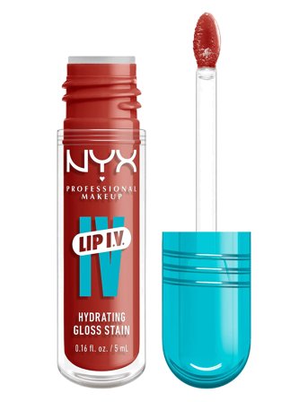 NYX Professional Makeup Nyx Professional Makeup Lip I.v. Hydrating Gloss Stain Läppglans 06 Espresso Soak 5 Ml - Nude - 5 ML