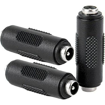 3 stk. DC 5,5x2,1mm hun til hun strømstik, hun til hun koblingsadapter til CCTV
