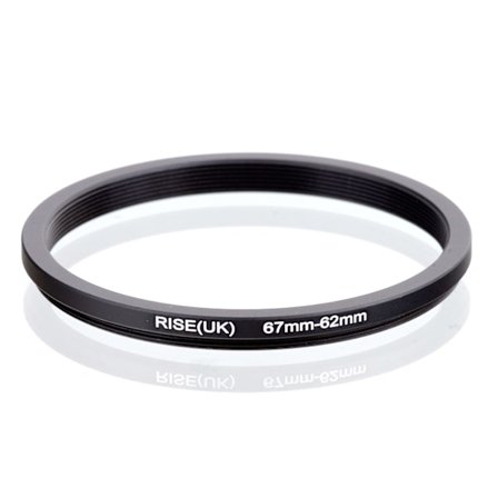 67 - 62 mm adapterring / step-down ring