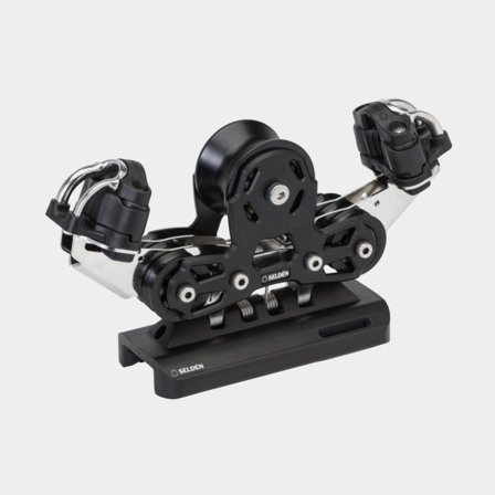 Seldén System 30 - Main Ball Bearing Car, Ball Bearing Sheaves, 6:1 Purchase, German Sheeting, Control Arms with Cam Cleat 38 (443-351-02)