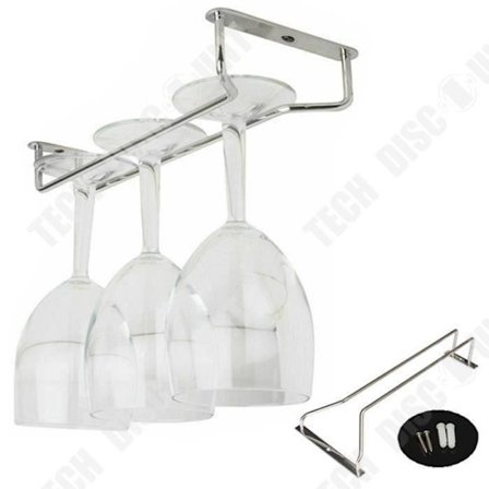 TD Vinglashållare i rostfritt stål - Förvaringsställ - Kökstillbehör - Inredning