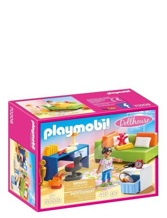 PLAYMOBIL Playmobil Dollhouse Teenageværelse - 70209 - Multi/patterned - ONE SIZE