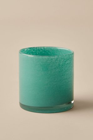 &Home - Ljuslykta / kruka Ruby Medium höjd 12 cm - Blå - Ljusstakar & lyktor - Från Homeroom