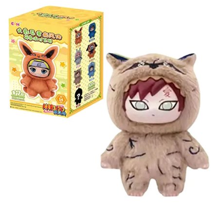 BANDAI Eaki Naruto Uzumaki Naruto Blind Box Shippuden Beast Party Series Plysjdukke Anime Figurer Er Søte Barneleker Gaver