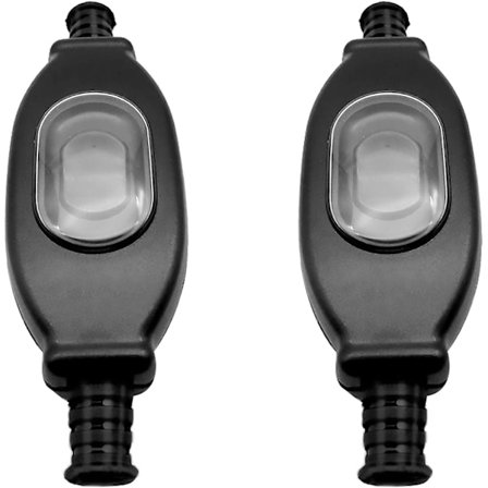 Strömbrytare för Sladd, 2st 250v Vattentät Strömbrytare för Sladd, Ip65 Dammtät och Vattentät Strömbrytare för Sladd 2st (6mm) [DB]