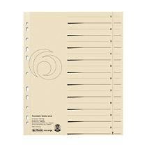 HERLITZ Trennblatt A4 ch 50St Druck sw lochverstärkt