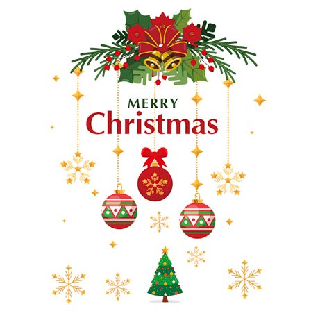 #Jule-dørstikker vægstikker-11.41*14.17in#