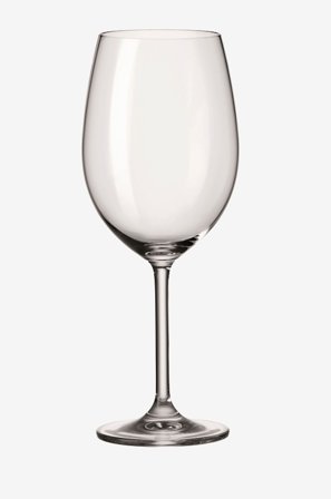 Leonardo - Vinglass Bordeaux Daily 64 cl 6-pakning - Transparent - Vinglass - Fra Homeroom