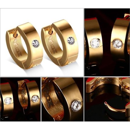 Rostfritt stål Örhängen