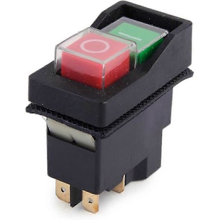 250V IP55 KJD17 KLD28 4-pin Start Stopp På Volt 2BTN Strømbryter Egnet for Verkstedmaskineri (Levert av)
