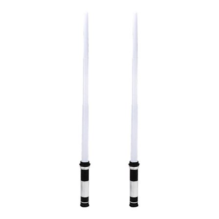 Star Wars Lys-sværd 2 kun med indtrækkeligt lasersværd med lyd og lys performance rekvisitter NR. 8949 (FMY)