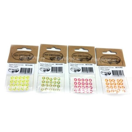 Epoxy Eyes 5,5mm - Silver