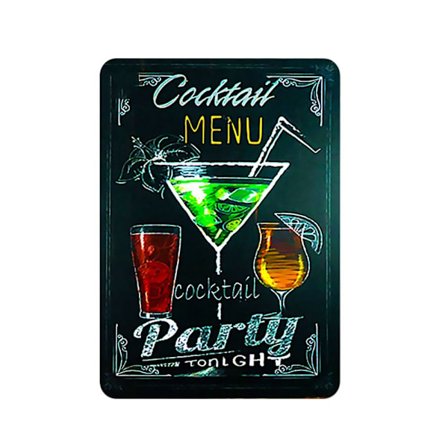 Barskyltar Metallplåtskylt - spot försäljning