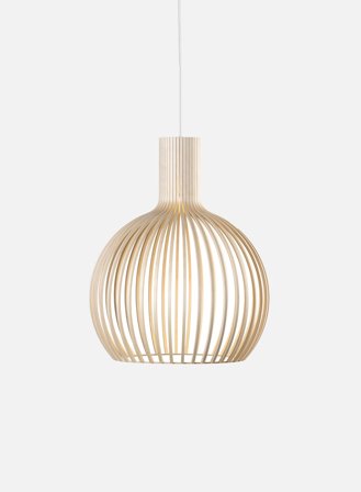 Octo 4241 Small taklampe 5 meter ledning Ø45 - bjørk