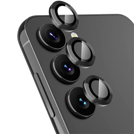 Hat Prince Härdat Glas Linsskydd Samsung Galaxy S23 FE Svart