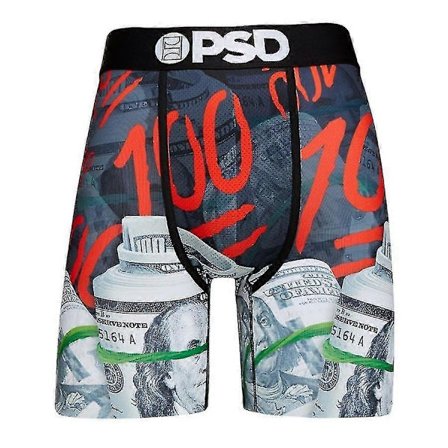Nye PSD hurtigtørrende, forlængede boxershorts med hajmønster, sports shorts, strandbukser til mænd