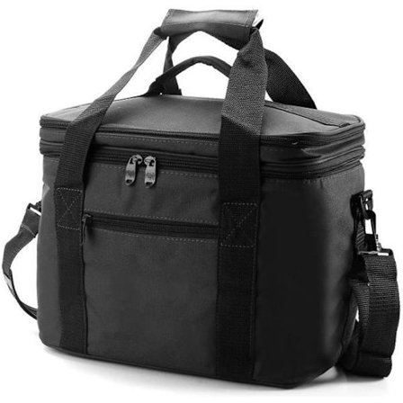 OSMOND Isoleret madkasse/køletaske/picnic/rejse køletaske - SORT