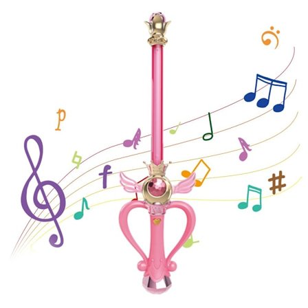 LED-stav Elektrisk Flash-musikk Magisk stav Lett for Halloween-fest Late som leker Barnas leketøy