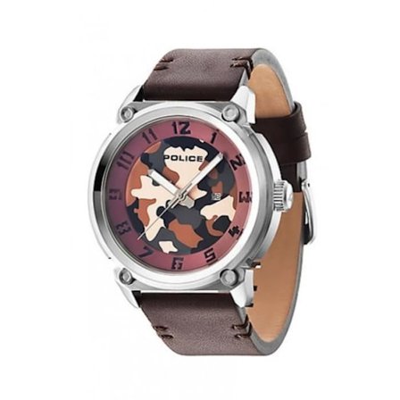 Kello - POLICE - R1451247002 - Ruskea Nahka - Kvarts - Analogia