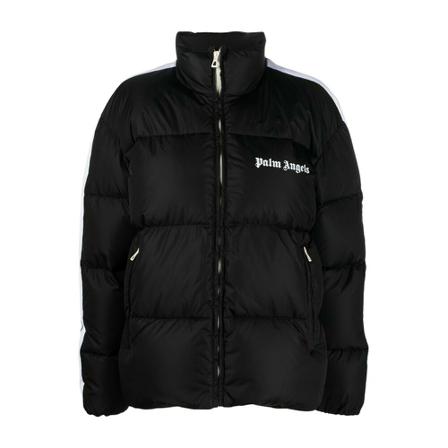 Palm Angels Coats Black Sort, Dame Vinterjakker