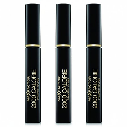 3-pack Max Factor Calorie Mascara 2000 Black 9ml