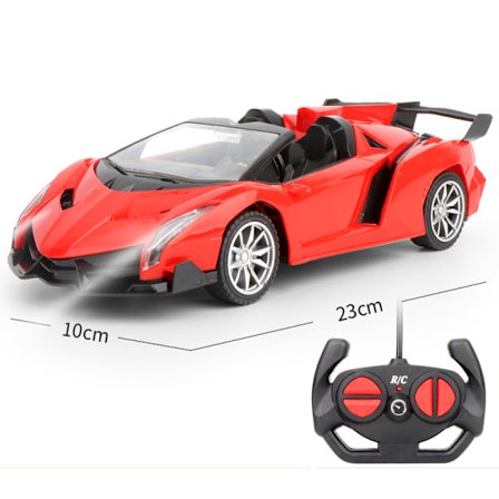 SAYTAY Fjernstyrt bil gutt jente racing barn hobby gave (rød), trådløs fjernstyrt bil høy hastighet elektrisk lekebil ST-001