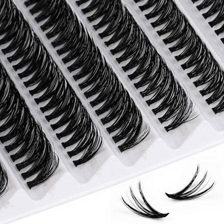 200 Kluster Lösögonfransar - Voluminös och Naturlig Look